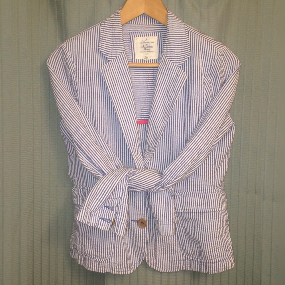 Striped Blazer